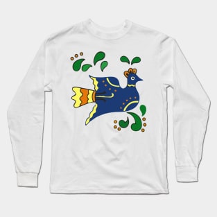 Talavera Blue Dove Long Sleeve T-Shirt